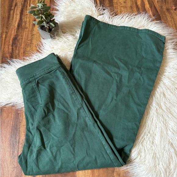Free People Pants - Free People Green Wide Leg Pants 27